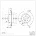 604-31070 by DYNAMIC FRICTION COMPANY - GEOSPEC Coated Rotor - Blank