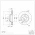 604-31082 by DYNAMIC FRICTION COMPANY - GEOSPEC Coated Rotor - Blank
