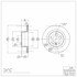 604-31088 by DYNAMIC FRICTION COMPANY - GEOSPEC Coated Rotor - Blank