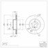 604-31085 by DYNAMIC FRICTION COMPANY - GEOSPEC Coated Rotor - Blank