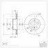604-31089 by DYNAMIC FRICTION COMPANY - GEOSPEC Coated Rotor - Blank