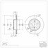 604-31103 by DYNAMIC FRICTION COMPANY - GEOSPEC Coated Rotor - Blank