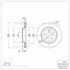 604-39017 by DYNAMIC FRICTION COMPANY - GEOSPEC Coated Rotor - Blank