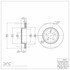604-39018 by DYNAMIC FRICTION COMPANY - GEOSPEC Coated Rotor - Blank