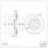 604-39019 by DYNAMIC FRICTION COMPANY - GEOSPEC Coated Rotor - Blank