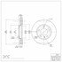 604-31022 by DYNAMIC FRICTION COMPANY - GEOSPEC Coated Rotor - Blank