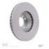 604-31020 by DYNAMIC FRICTION COMPANY - GEOSPEC Coated Rotor - Blank