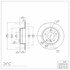 604-31028 by DYNAMIC FRICTION COMPANY - GEOSPEC Coated Rotor - Blank