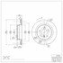 604-31035D by DYNAMIC FRICTION COMPANY - GEOSPEC Coated Rotor - Blank