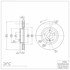 604-31036D by DYNAMIC FRICTION COMPANY - GEOSPEC Coated Rotor - Blank