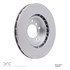 604-31037D by DYNAMIC FRICTION COMPANY - GEOSPEC Coated Rotor - Blank