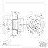 604-31039 by DYNAMIC FRICTION COMPANY - GEOSPEC Coated Rotor - Blank