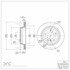 604-31044 by DYNAMIC FRICTION COMPANY - GEOSPEC Coated Rotor - Blank