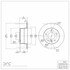 604-31045 by DYNAMIC FRICTION COMPANY - GEOSPEC Coated Rotor - Blank