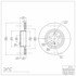 604-31113 by DYNAMIC FRICTION COMPANY - GEOSPEC Coated Rotor - Blank