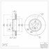 604-31114 by DYNAMIC FRICTION COMPANY - GEOSPEC Coated Rotor - Blank