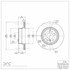604-31138 by DYNAMIC FRICTION COMPANY - GEOSPEC Coated Rotor - Blank