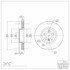 604-31142 by DYNAMIC FRICTION COMPANY - GEOSPEC Coated Rotor - Blank