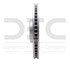 604-31147D by DYNAMIC FRICTION COMPANY - GEOSPEC Coated Rotor - Blank