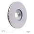 604-31150D by DYNAMIC FRICTION COMPANY - GEOSPEC Coated Rotor - Blank