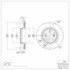 604-31050 by DYNAMIC FRICTION COMPANY - GEOSPEC Coated Rotor - Blank
