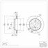 604-31052 by DYNAMIC FRICTION COMPANY - GEOSPEC Coated Rotor - Blank