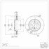 604-31053 by DYNAMIC FRICTION COMPANY - GEOSPEC Coated Rotor - Blank