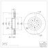 604-46036 by DYNAMIC FRICTION COMPANY - GEOSPEC Coated Rotor - Blank