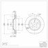 604-47024D by DYNAMIC FRICTION COMPANY - GEOSPEC Coated Rotor - Blank