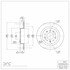 604-47075 by DYNAMIC FRICTION COMPANY - GEOSPEC Coated Rotor - Blank