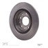 604-47075 by DYNAMIC FRICTION COMPANY - GEOSPEC Coated Rotor - Blank