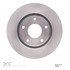 604-48034 by DYNAMIC FRICTION COMPANY - GEOSPEC Coated Rotor - Blank