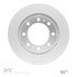 604-48038 by DYNAMIC FRICTION COMPANY - GEOSPEC Coated Rotor - Blank