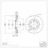 604-48049 by DYNAMIC FRICTION COMPANY - GEOSPEC Coated Rotor - Blank