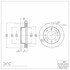 604-48051 by DYNAMIC FRICTION COMPANY - GEOSPEC Coated Rotor - Blank