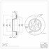 604-48053 by DYNAMIC FRICTION COMPANY - GEOSPEC Coated Rotor - Blank