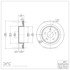 604-40095 by DYNAMIC FRICTION COMPANY - GEOSPEC Coated Rotor - Blank