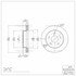 604-40105 by DYNAMIC FRICTION COMPANY - GEOSPEC Coated Rotor - Blank