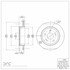 604-42001 by DYNAMIC FRICTION COMPANY - GEOSPEC Coated Rotor - Blank