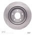 604-46008D by DYNAMIC FRICTION COMPANY - GEOSPEC Coated Rotor - Blank