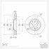 604-46013 by DYNAMIC FRICTION COMPANY - GEOSPEC Coated Rotor - Blank