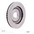 604-46008D by DYNAMIC FRICTION COMPANY - GEOSPEC Coated Rotor - Blank