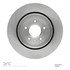 604-46020 by DYNAMIC FRICTION COMPANY - GEOSPEC Coated Rotor - Blank