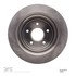 604-46021 by DYNAMIC FRICTION COMPANY - GEOSPEC Coated Rotor - Blank