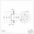 604-42022 by DYNAMIC FRICTION COMPANY - GEOSPEC Coated Rotor - Blank