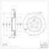 604-54179 by DYNAMIC FRICTION COMPANY - GEOSPEC Coated Rotor - Blank