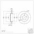 604-54178 by DYNAMIC FRICTION COMPANY - GEOSPEC Coated Rotor - Blank