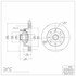 604-54209 by DYNAMIC FRICTION COMPANY - GEOSPEC Coated Rotor - Blank