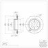 604-54220 by DYNAMIC FRICTION COMPANY - GEOSPEC Coated Rotor - Blank
