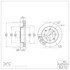 604-59016 by DYNAMIC FRICTION COMPANY - GEOSPEC Coated Rotor - Blank